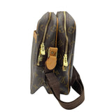 ルイ・ヴィトン LOUIS VUITTON リポーターGM M45252 ブラウン モノグラムキャンバス レディース ショルダーバッグ