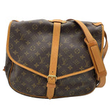 ルイ・ヴィトン LOUIS VUITTON ソミュール35 M42254 ブラウン モノグラムキャンバス レディース ショルダーバッグ