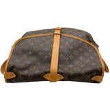 ルイ・ヴィトン LOUIS VUITTON ソミュール35 M42254 ブラウン モノグラムキャンバス レディース ショルダーバッグ