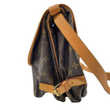 ルイ・ヴィトン LOUIS VUITTON ソミュール35 M42254 ブラウン モノグラムキャンバス レディース ショルダーバッグ