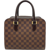 ルイ・ヴィトン LOUIS VUITTON トリアナ N51155 ブラウン ダミエ レディース ハンドバッグ