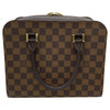 ルイ・ヴィトン LOUIS VUITTON トリアナ N51155 ブラウン ダミエ・キャンバス レディース ハンドバッグ
