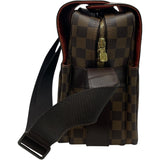 ルイ・ヴィトン LOUIS VUITTON ナヴィグリオ N45255 ブラウン ダミエ レディース ショルダーバッグ