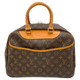 ルイ・ヴィトン LOUIS VUITTON ドーヴィル M47270 ブラウン モノグラムキャンバス レディース ハンドバッグ