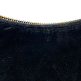 ミュウミュウ miu miu 2WAY ハンドバッグ 5BC033 ブラック GD金具 ベロア レディース ショルダーバッグ