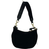 ミュウミュウ miu miu 2WAY ハンドバッグ 5BC033 ブラック GD金具 ベロア レディース ショルダーバッグ