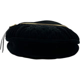 ミュウミュウ miu miu 2WAY ハンドバッグ 5BC033 ブラック GD金具 ベロア レディース ショルダーバッグ