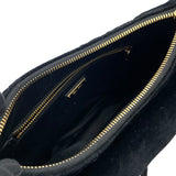 ミュウミュウ miu miu 2WAY ハンドバッグ 5BC033 ブラック GD金具 ベロア レディース ショルダーバッグ