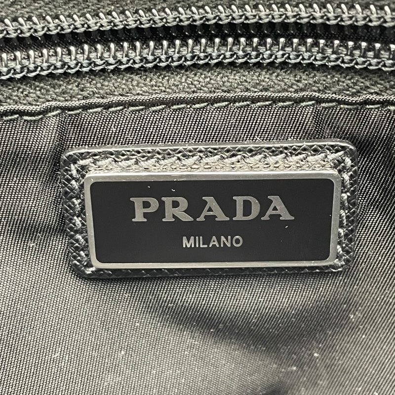 プラダ PRADA ショルダーポーチ ブラック SV金具 ナイロン メンズ