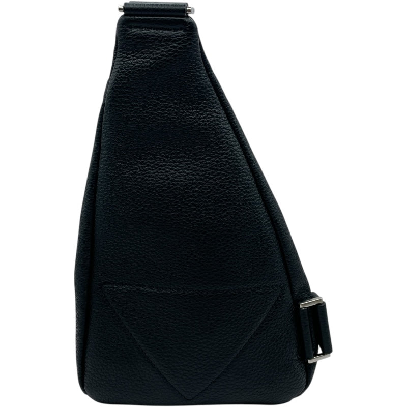 プラダ PRADA ボディバッグ ブラック SV金具 レザー メンズ ボディ