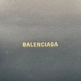 バレンシアガ BALENCIAGA アワーグラスXS 592833 ブラック GD金具 クロコ型押し レディース ショルダーバッグ
