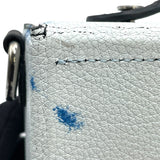 フェンディ FENDI ソフトトランクバゲット 7VA565 ブラック/ブルー SV金具 レザー ユニセックス ショルダーバッグ