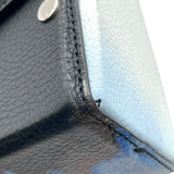 フェンディ FENDI ソフトトランクバゲット 7VA565 ブラック/ブルー SV金具 レザー ユニセックス ショルダーバッグ