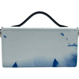 フェンディ FENDI ソフトトランクバゲット 7VA565 ブラック/ブルー SV金具 レザー ユニセックス ショルダーバッグ