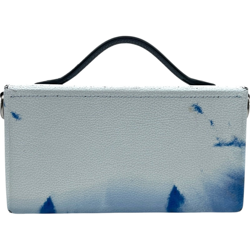 フェンディ FENDI ソフトトランクバゲット 7VA565 ブラック/ブルー SV