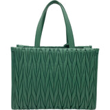 ミュウミュウ miu miu マテラッセ 2WAY バッグ 5BG258 サルビアグリーン ゴールド金具 レザー レディース ハンドバッグ