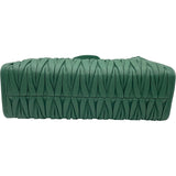 ミュウミュウ miu miu マテラッセ 2WAY バッグ 5BG258 サルビアグリーン ゴールド金具 レザー レディース ハンドバッグ