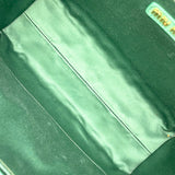 ミュウミュウ miu miu マテラッセ 2WAY バッグ 5BG258 サルビアグリーン ゴールド金具 レザー レディース ハンドバッグ