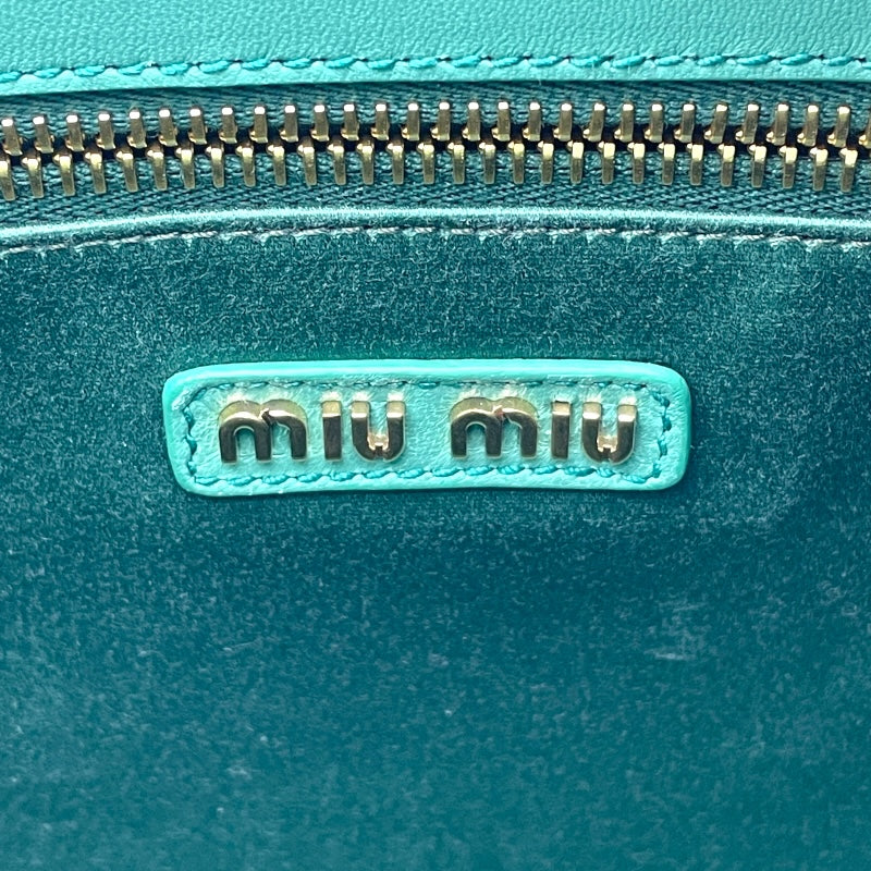 ミュウミュウ miu miu マテラッセ 2WAY バッグ 5BG258 サルビア