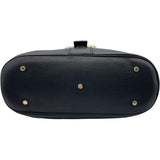 ブルガリ BVLGARI レオーニ ブラック レザー レディース ハンドバッグ