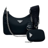 プラダ PRADA Re-Edition ショルダー 1BH204 ブラック ナイロン レディース ショルダーバッグ