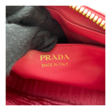 プラダ PRADA ダイアグラム ショルダー 1BH084 ピンク レザー レディース ショルダーバッグ