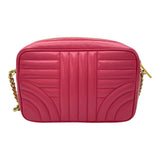 プラダ PRADA ダイアグラム ショルダー 1BH084 ピンク レザー レディース ショルダーバッグ