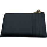 クリスチャン・ディオール Christian Dior カナージュウォレット ブラック GD金具 レザー レディース カードケース