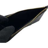 クリスチャン・ディオール Christian Dior カナージュウォレット ブラック GD金具 レザー レディース カードケース