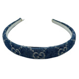 グッチ GUCCI カチューシャ 652835 ブルー GGデニム レディース その他アクセサリー