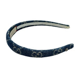 グッチ GUCCI カチューシャ 652835 ブルー GGデニム レディース その他アクセサリー