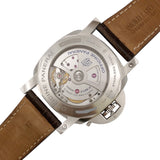 パネライ PANERAI ルミノール1950　3デイズ　GMT パワーリザーブ　アッチャイオ PAM01321 ブラック ステンレススチール メンズ 腕時計