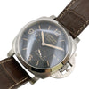 パネライ PANERAI ルミノール1950　3デイズ　GMT パワーリザーブ　アッチャイオ PAM01321 ブラック ステンレススチール メンズ 腕時計