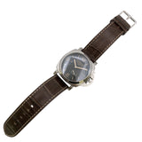 パネライ PANERAI ルミノール1950　3デイズ　GMT パワーリザーブ　アッチャイオ PAM01321 ブラック ステンレススチール メンズ 腕時計