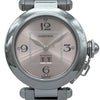 カルティエ Cartier パシャC 35ｍｍ ビッグデイト W31058M7 ピンク SS 自動巻き レディース 腕時計