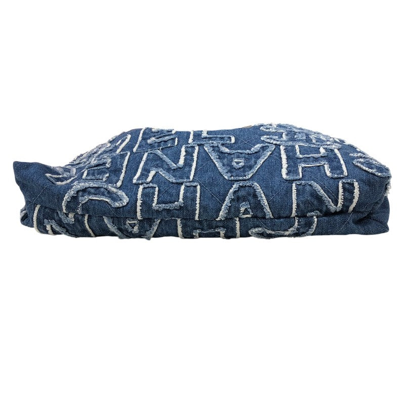 シャネル CHANEL CHANEL22ハンドバッグ AS3261 ブルー シルバー金具