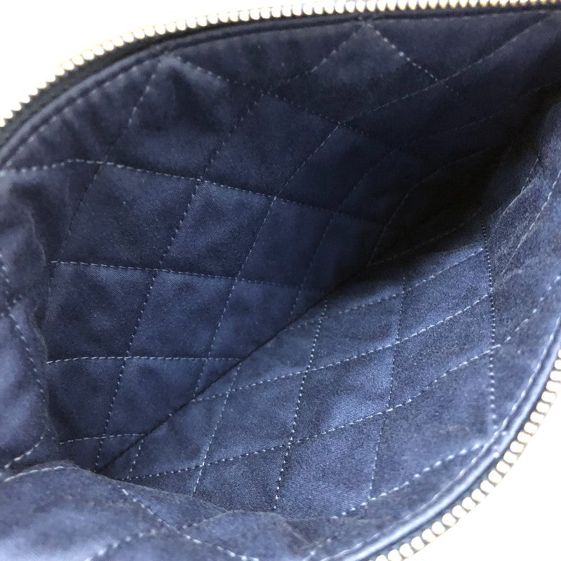 シャネル CHANEL CHANEL22ハンドバッグ AS3261 ブルー シルバー金具
