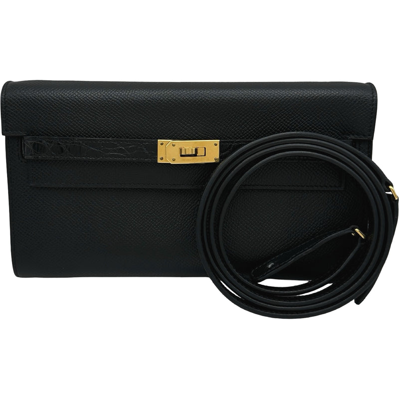 エルメス HERMES ケリートゥゴー タッチ B刻印 ブラック ゴールド金具