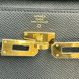 エルメス HERMES ケリートゥゴー タッチ B刻印 ブラック　ゴールド金具 エプソン/アリゲーター レディース ショルダーバッグ