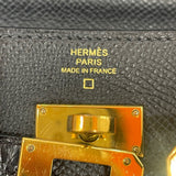 エルメス HERMES ケリートゥゴー タッチ B刻 ブラック　ゴールド金具 エプソン・アリゲーター レディース ショルダーバッグ