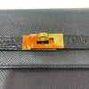 エルメス HERMES ケリートゥゴー タッチ B刻 ブラック　ゴールド金具 エプソン・アリゲーター レディース ショルダーバッグ