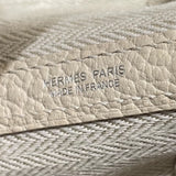 エルメス HERMES ガーデンパーティTPM X刻 クレ シルバー金具 カントリー レディース トートバッグ