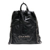 シャネル CHANEL CHANEL22 バックパック AS3859 ブラック シャイニーカーフ レディース リュック・デイパック