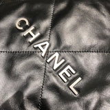 シャネル CHANEL CHANEL22 バックパック AS3859 ブラック シャイニーカーフ レディース リュック・デイパック