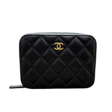 シャネル CHANEL マトラッセ チェーンショルダーバッグ AP2463 ブラック ヴィンテージゴールド金具 ラムスキン レディース ショルダーバッグ