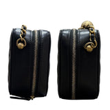 シャネル CHANEL マトラッセ チェーンショルダーバッグ AP2463 ブラック ヴィンテージゴールド金具 ラムスキン レディース ショルダーバッグ