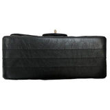 シャネル CHANEL 2.55ミニフラップバッグVステッチ AS0874 ブラック シルバー金具 ラム レディース ショルダーバッグ