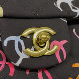 シャネル CHANEL マトラッセ20 A69900 ネイビー×マルチカラー ゴールド金具 ファブリック レディース ショルダーバッグ