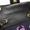 シャネル CHANEL マトラッセ20 A69900 ネイビー×マルチカラー ゴールド金具 ファブリック レディース ショルダーバッグ