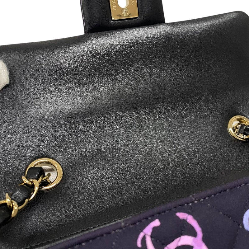 シャネル CHANEL マトラッセ20 A69900 ネイビー×マルチカラー ゴールド金具 ファブリック レディース ショルダーバッグ シャネル CHANEL マトラッセ20 A69900 ネイビー×マルチカラー ゴールド